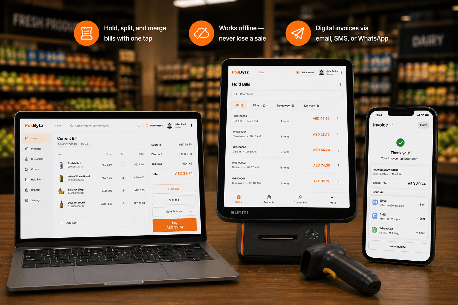 Get your e-invoicing POS software and issue invoices compliant to e-invoicing from POS