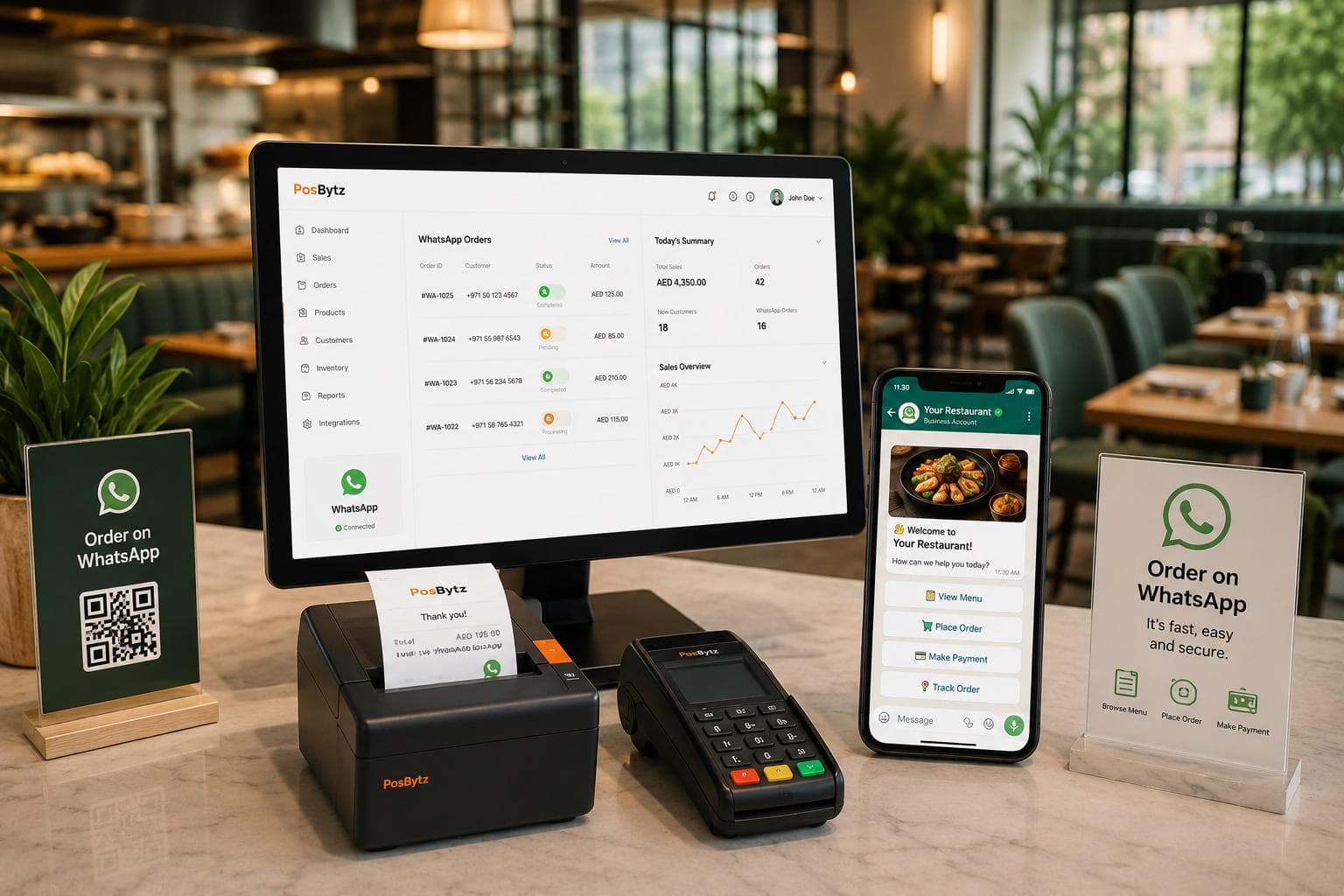 WhatsApp e-commerce integration for product catalog, ordering, payments, and customer engagement