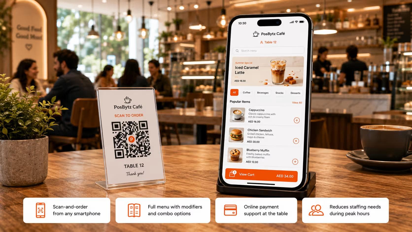 QR Ordering for Restaurants and Cafe